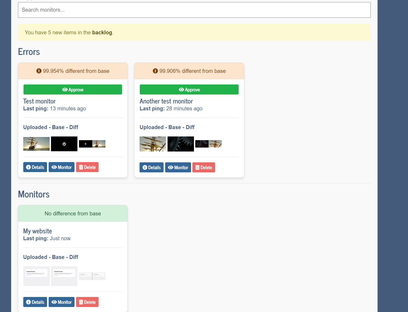 Visual Monitoring